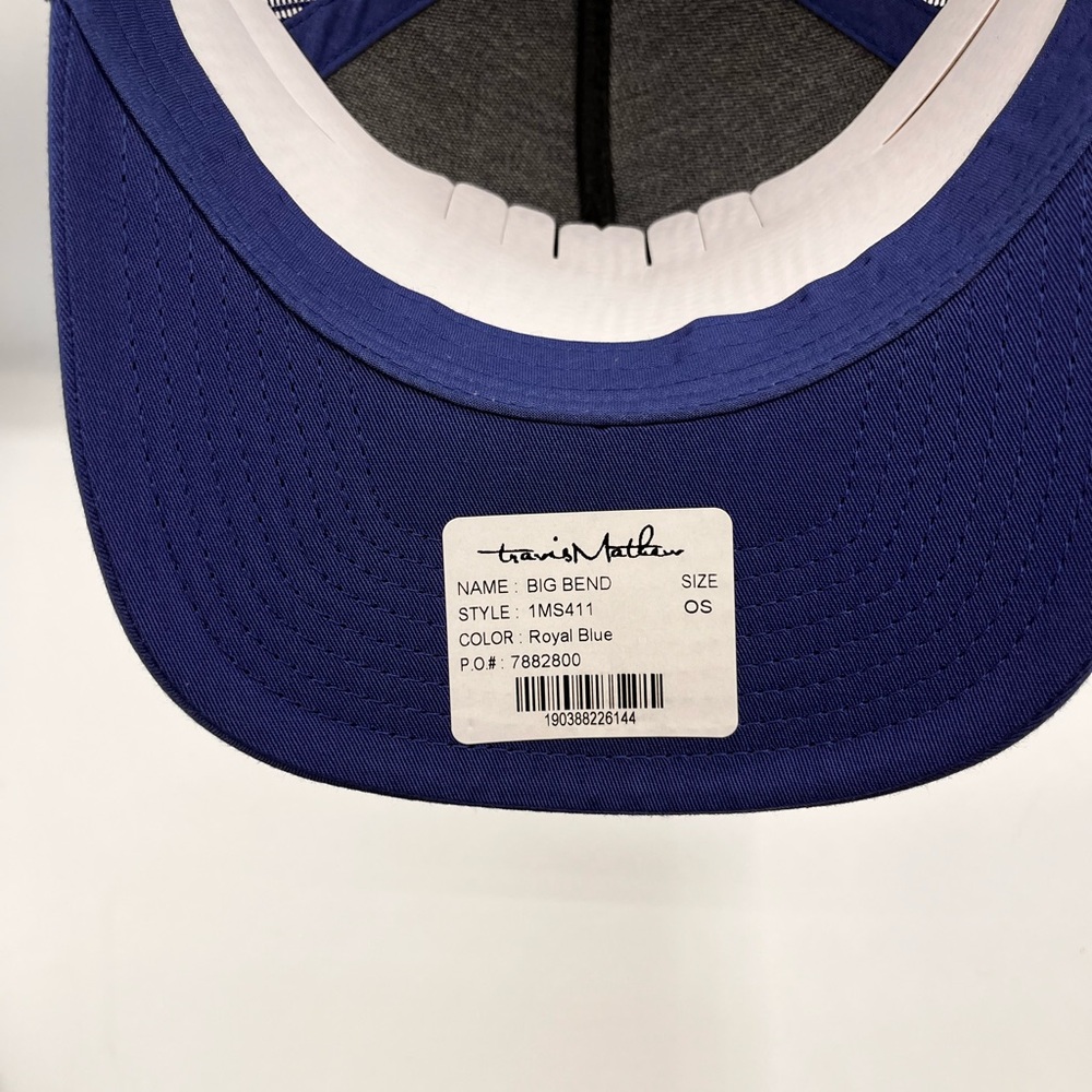 Travis Matthew Royal Blue Snapback Golf Hat Baseball Hat Pineapple NWT Trucker - Picture 3 of 5